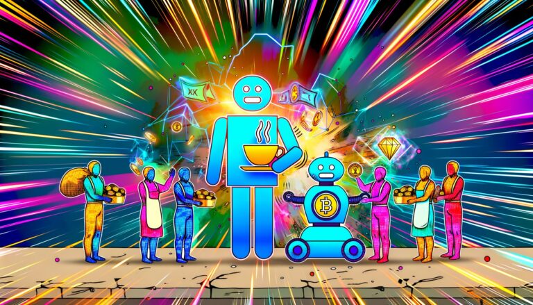 Robots Serve Coffee & Offer Crypto Rewards at Dubai Event