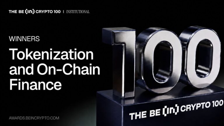 BeInCrypto Institutional 100 Shortlists 16 Firms in Tokenization
