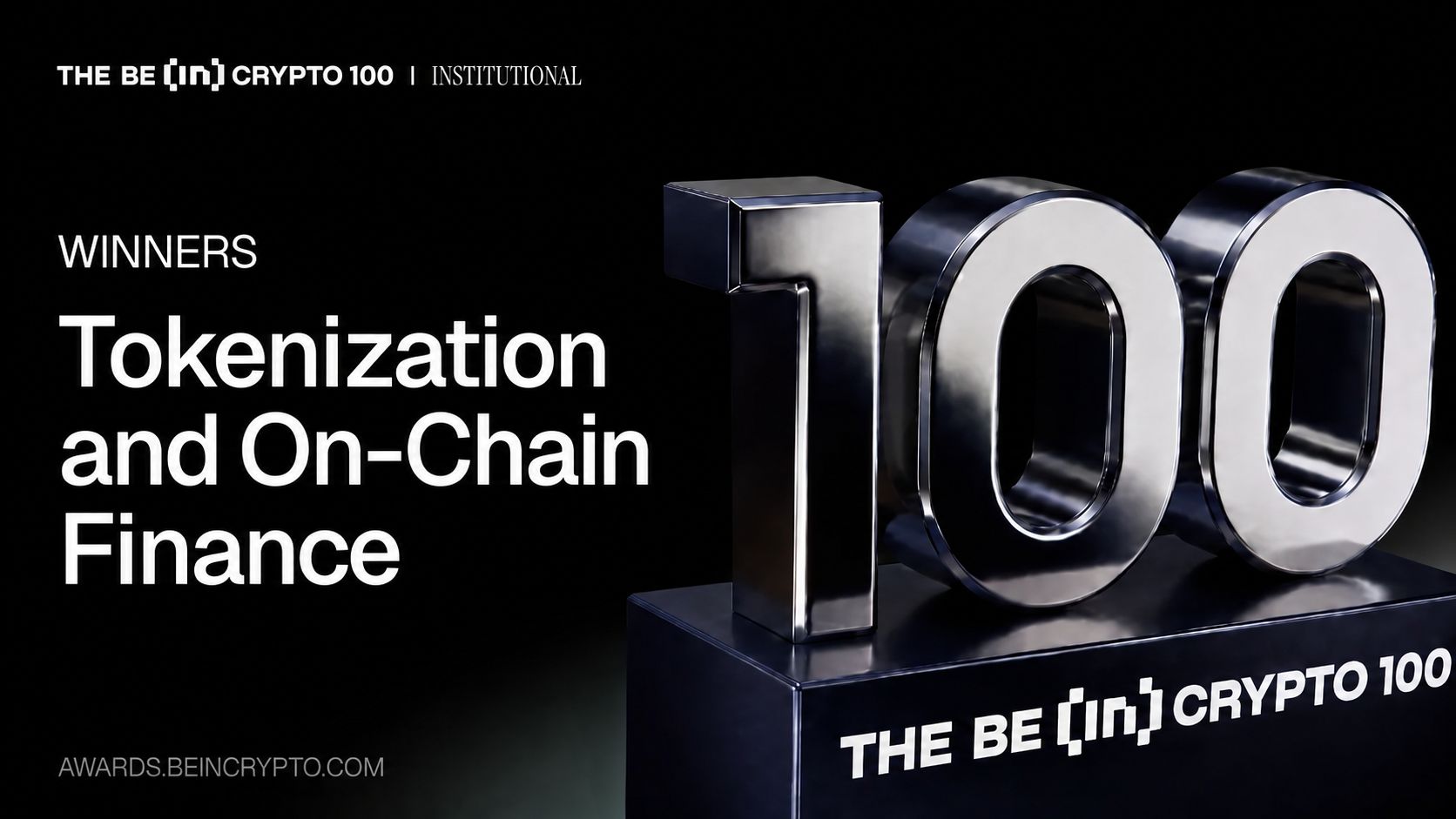 BeInCrypto Institutional 100 Shortlists 16 Firms in Tokenization