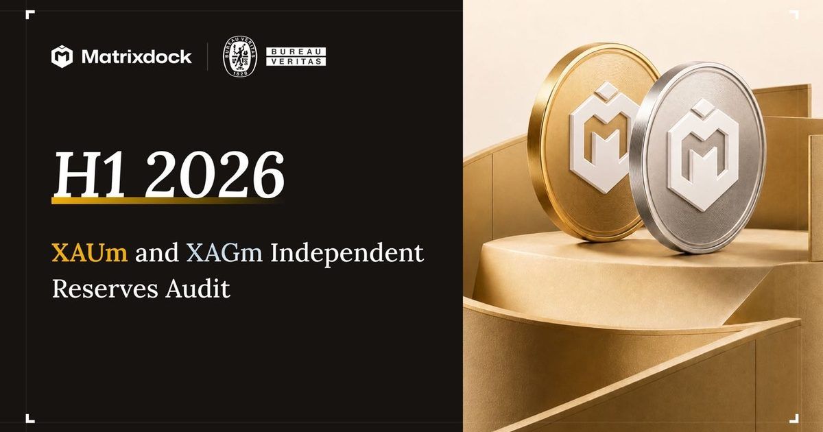Matrixdock Completes Two Years of Reserve Audits for XAUm and XAGm