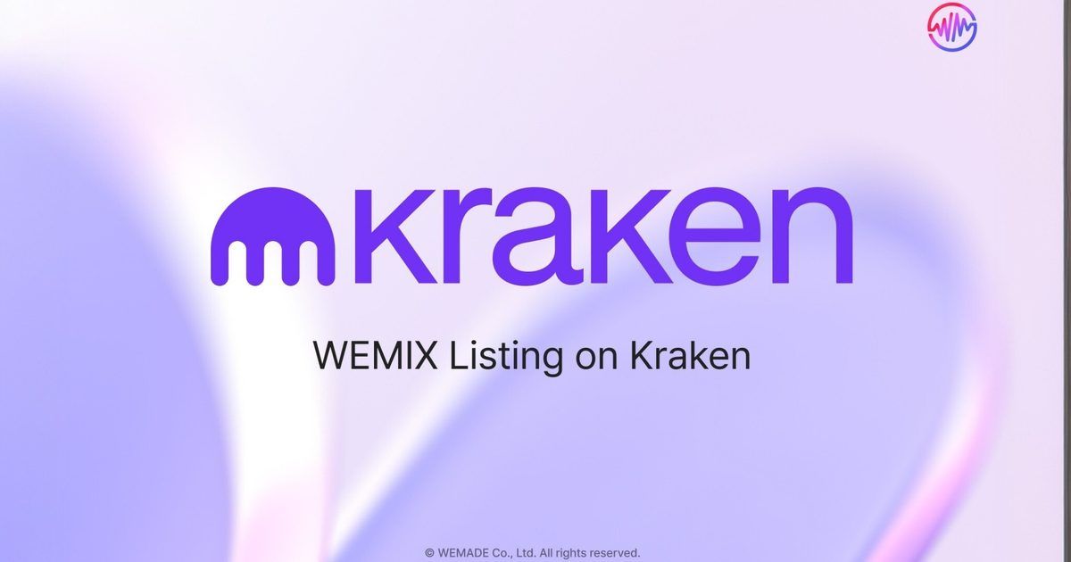 WEMIX Lists on Kraken, Expanding Access to Western Markets
