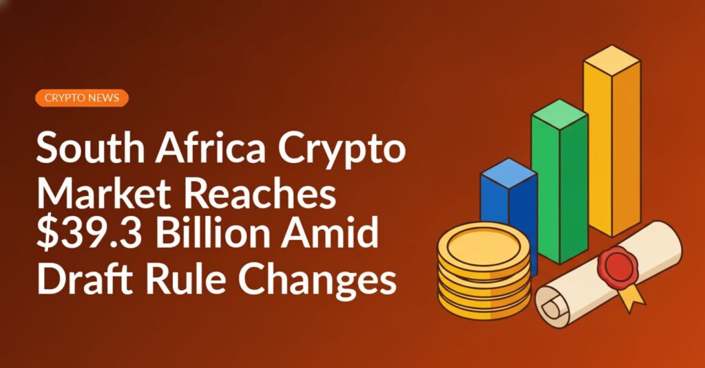 An upward bar chart alongside a sealed official document and stacked blank gold coins.